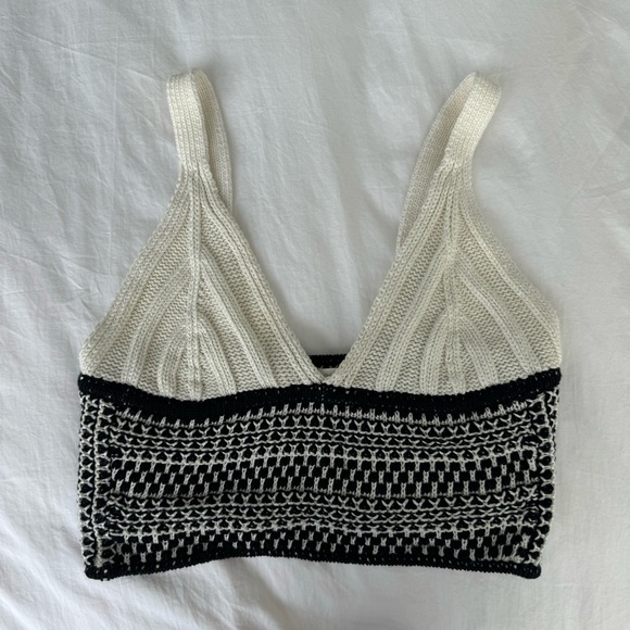 RAMY BROOK JENNA CROCHET CROP TOP - Picture 2 of 11